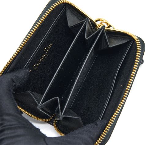 dior caro detachable card holder